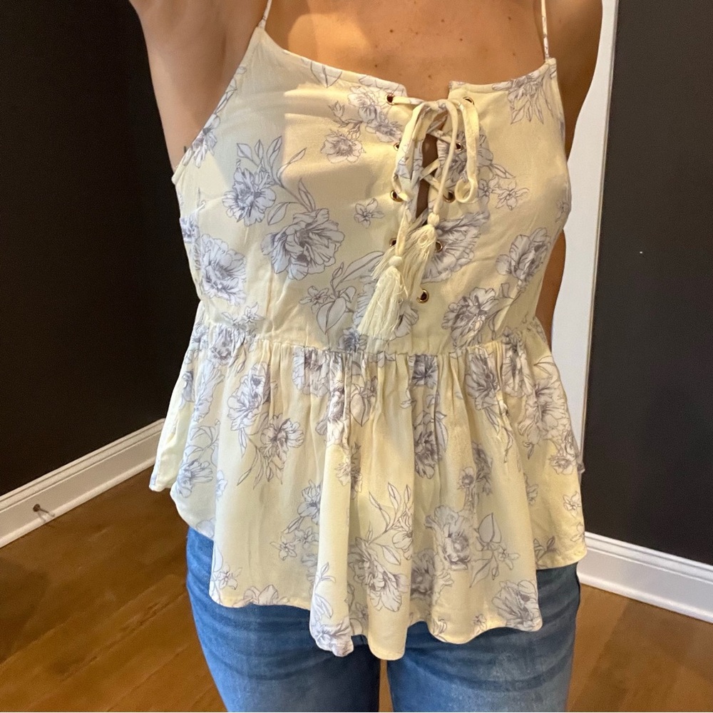Floral tank top